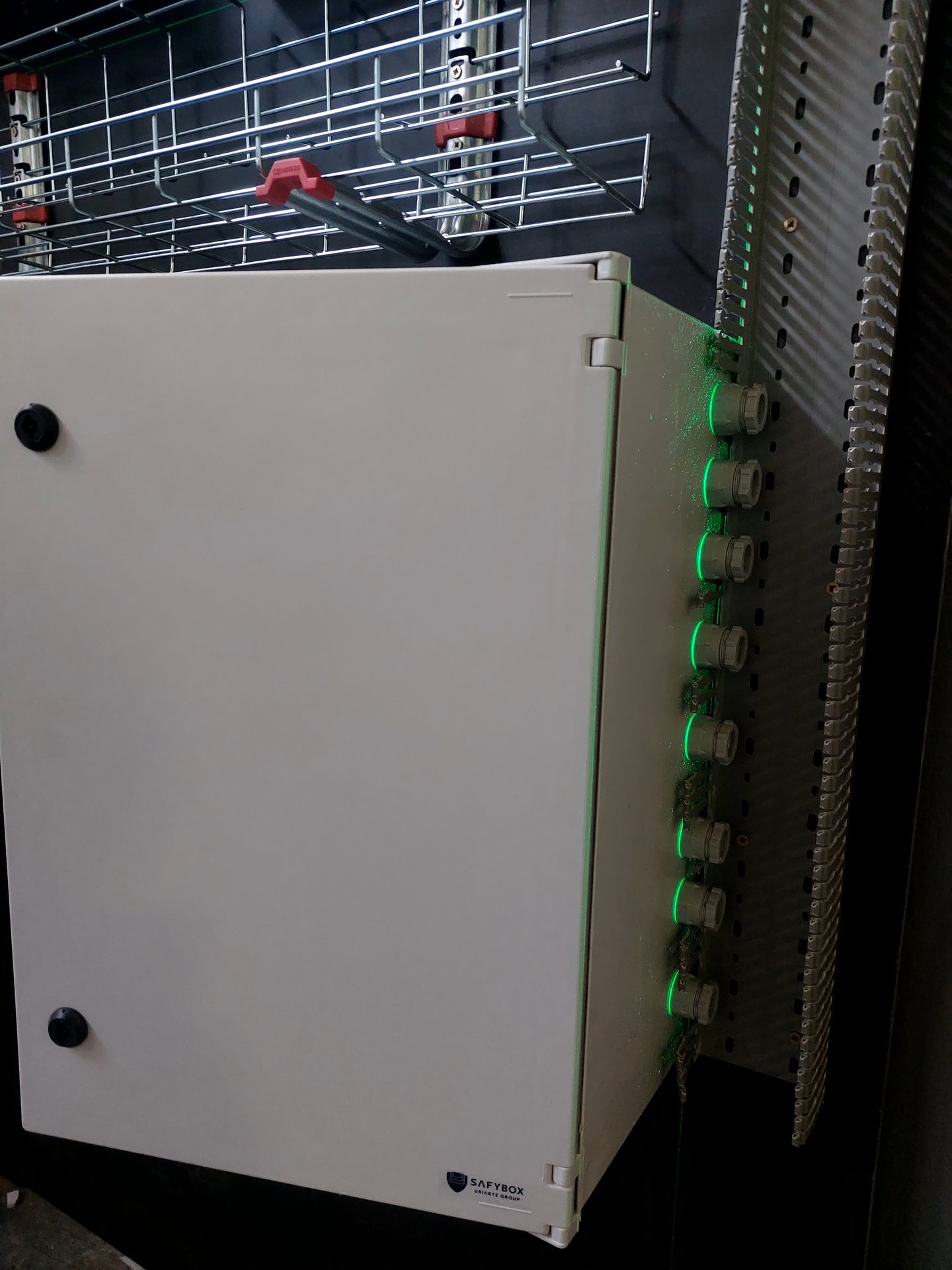 Enclosures prepped and glanded before wiring